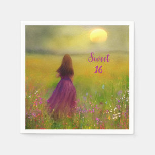 Sweet 16 Birthday Napkins