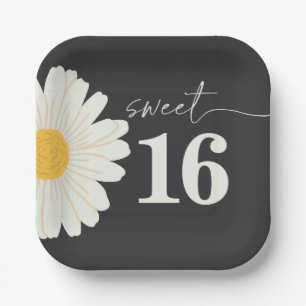 Sweet 16 Birthday Paper Plates