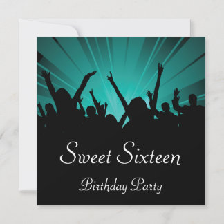 Sweet 16 Birthday Party Invitation