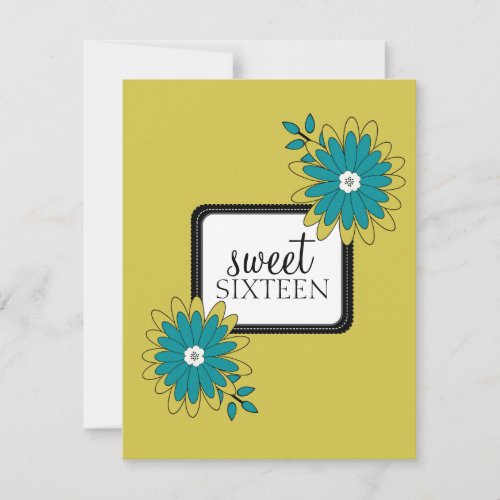 Sweet 16 Birthday Party Invitations {Boho Chic}
