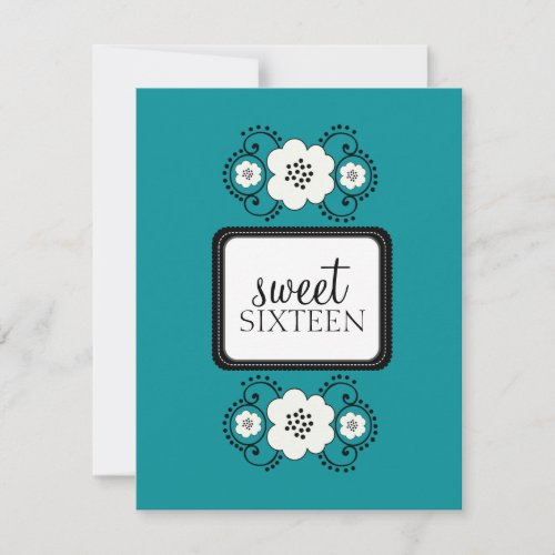 Sweet 16 Birthday Party Invitations {Boho Chic}