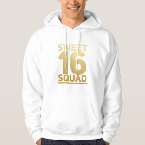 Sweet 16 Birthday Party Sixteen Teen Girl  Hoodie