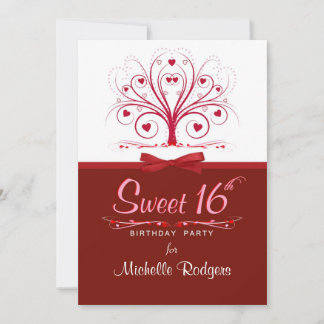 Sweet 16 Birthday Photo Invitations