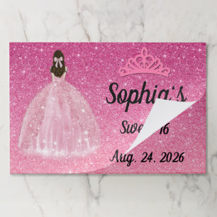 Sweet 16 Birthday Placemat Tear Away Paper Pads