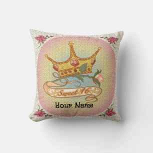 Sweet 16 Birthday Princess pillows