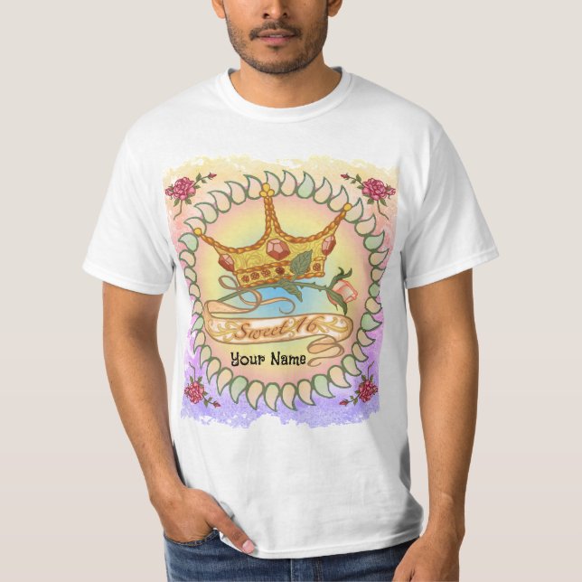 Sweet 16 Birthday Princess t-shirt (Front)