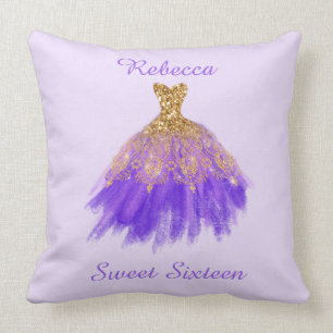 Sweet 16 Birthday Throw Pillow