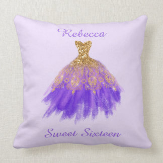 Sweet 16 Birthday Throw Pillow