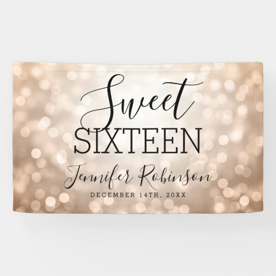 Sweet 16 Banner Template