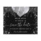 Sweet 16 black silver budget save the date