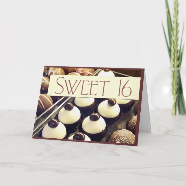 Sweet 16 card (Front)
