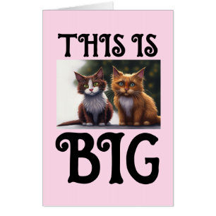 SWEET 16 CAT HUGE BIRTHDAY CARD