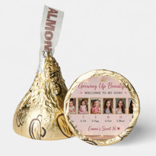 Sweet 16 Chocolate Kiss Party Favors