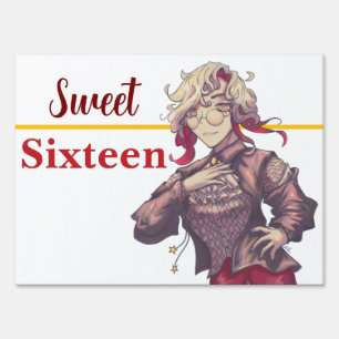 Sweet 16, Citrine anime, happy birthday Sign