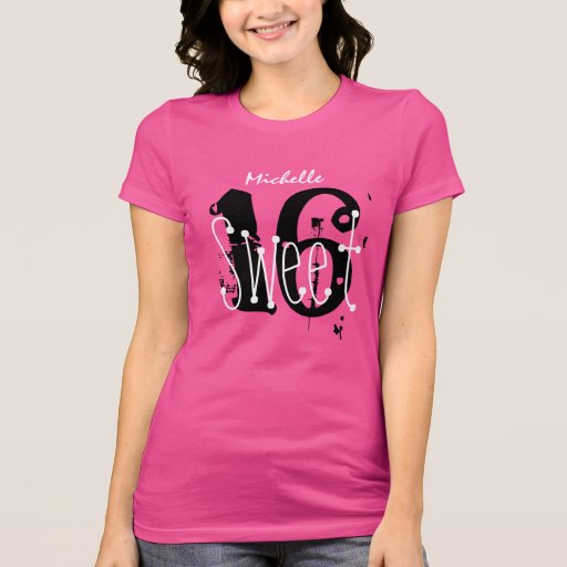 Sweet 16 T-shirts, Shirts and Custom Sweet 16 Clothing