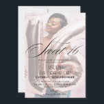 Sweet 16 Elegant & minimalist Photo 16th Birthday Invitation<br><div class="desc">Sweet 16 Elegant & minimalist Photo 16th Birthday Invitation</div>