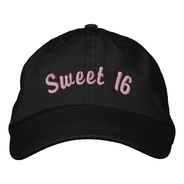 Sweet 16 Embroidered Hat (Front)