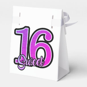 Sweet 16 favor box