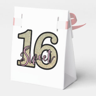 Sweet 16 favor box