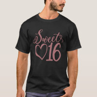 Sweet 16 For Girls Women 16 Years Old Sixteen 16th