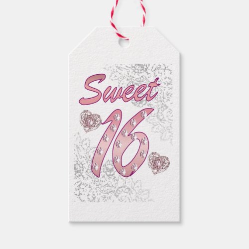 Sweet 16 Gift tag