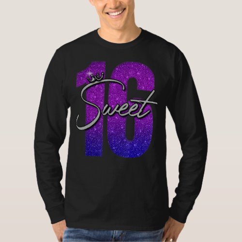 Sweet 16 Gifts For Girls 16th Birthday 16 Year Old T-Shirt