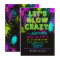 Sweet 16 Glow Party Birthday Invitation
