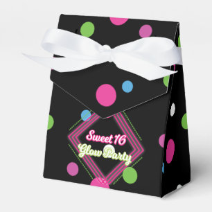 Sweet 16 Glow Party Candy Favor Box
