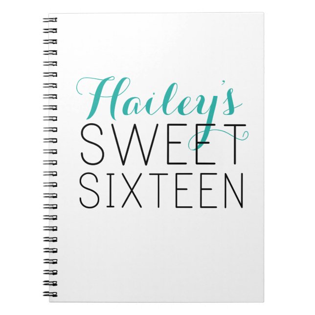 Sweet 16 Guest Book (Front)