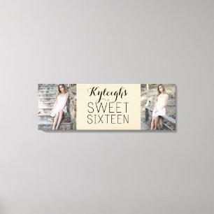 Sweet 16 Keepsake Collage Canvas Print