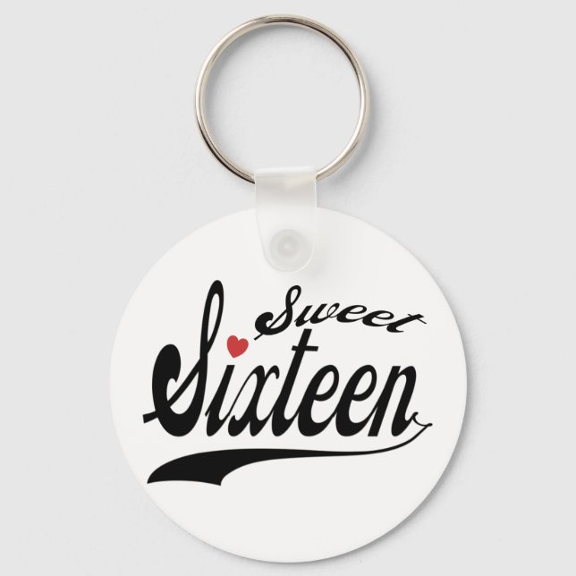 Sweet 16 keychain (Front)