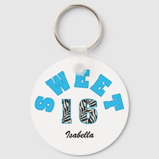 Sweet 16 Keychain (Front)