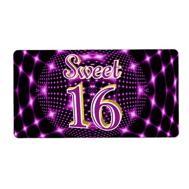Sweet 16 label (Front)