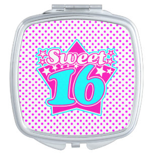 Sweet 16 mirror for makeup