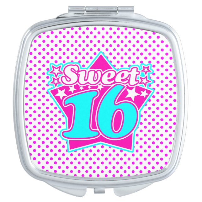 Sweet 16 mirror for makeup (Front)