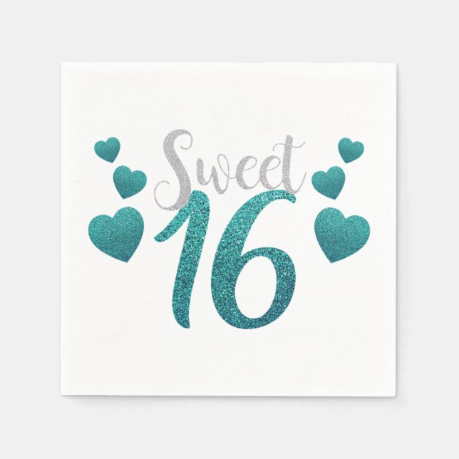 Sweet 16 napkins (Front)
