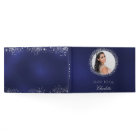 Sweet 16 navy blue silver photo glamorous