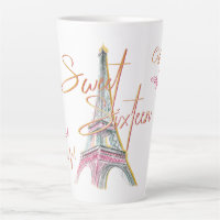 Sweet 16 Ooh La La Paris Eiffel Tower Personalized