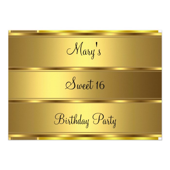 Sweet 16 Party Invitation