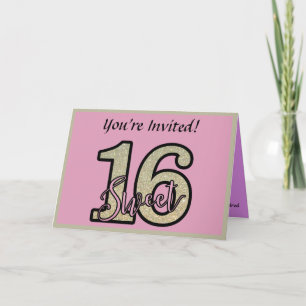 Sweet 16 Party Invitation Customize Birthday Party