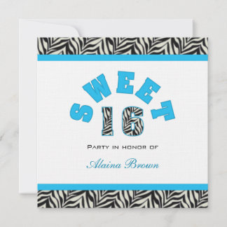 Sweet 16 Party Invitations