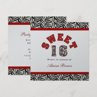Sweet 16 Party Invitations