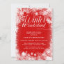 Sweet 16 Party Winter Wonderland Snowflake Invitation
