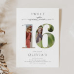 Sweet 16 Photo Birthday Invitation<br><div class="desc">Photo Sweet 16 Invitation
Ready to be personalized by you!</div>
