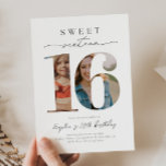 Sweet 16 Photo Birthday Invitation<br><div class="desc">Photo Sweet 16 Invitation
Ready to be personalized by you!</div>