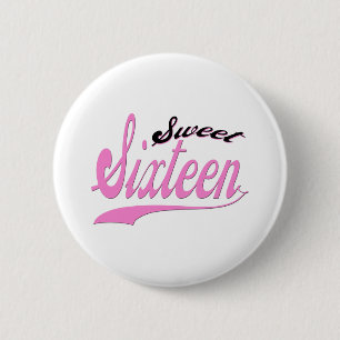 Sweet 16 pinback button