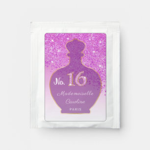 Sweet 16 Pink Glitter Blush Fragrance Tea Bag Drink Mix