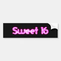 Pink Bow Bumper Sticker