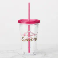 Pastel Color Mix - Pack of 12, 16 oz Acrylic Tumblers with Straws and Lids