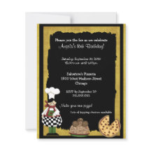 Sweet 16 Pizza Party Invitation